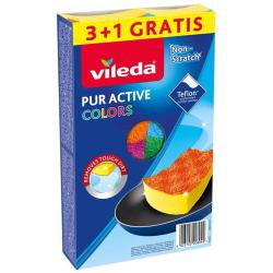 Vileda zmywaki kuchenne Pur Activ Colors 4szt.