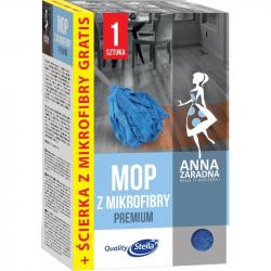 Anna Zaradna mop z mikrofibry Premium + ścierka do podłogi gratis