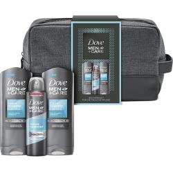Dove Men+Care zestaw kosmetyczka,2x żel,dezodorant Clean Comfort