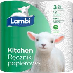 Lambi ręczniki papierowe Kitchen 3-warstwowe 2 sztuki