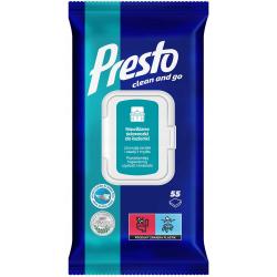Presto Clean ściereczki nasączane do łazienki 55 sztuk