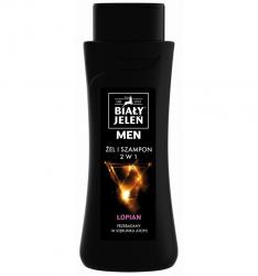 Biały Jeleń żel i szampon For Men 2w1 300ml łopian