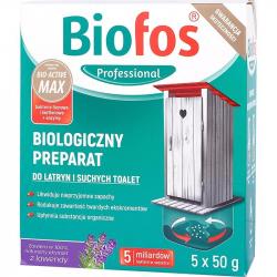 Biofos preparat do latryn i suchych toalet 5x50g