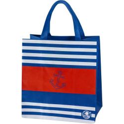 GAM torba ekologiczna PP 24L Paski Marynarskie z Kotwicą