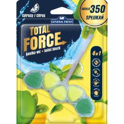 General Fresh Total Five Force zawieszka do WC-kulki 40g Cytryna