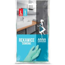 Anna Zaradna rękawice domowe L gumowe 1 para