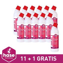 Hase Pakiet Sani Żel Kamień i Rdza żel do WC 1L 9691 12 sztuk