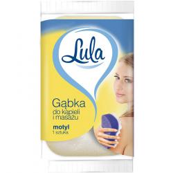 LULA gąbka do kąpieli i masażu motyl