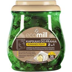 Mill kapsułki do prania 2w1 uniwersalne 50szt. Rumianek Polny