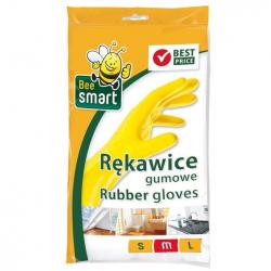 Bee Smart rękawice gumowe M żółte 1 para