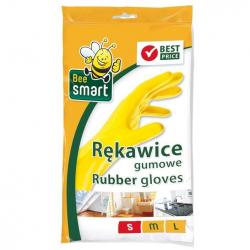Bee Smart rękawice gumowe S żółte 1 para