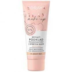 Soraya Glam Make-Up podkład kryjący 30ml 01 Jasny Beż