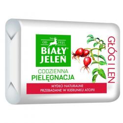 Biały Jeleń naturalne mydło z głogiem i lnem 100g