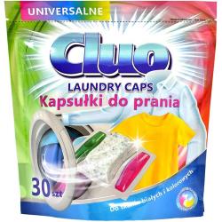 Cluo kapsułki do prania 3-komorowe 30 szt. Uniwersalne