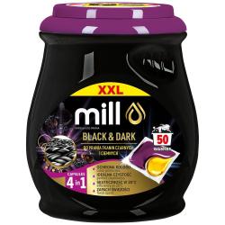 Mill Professional kapsułki do prania 50 sztuk Black & Dark