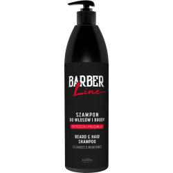 Joanna Professional Barber Line szampon do brody i włosów dla mężczyzn 1L