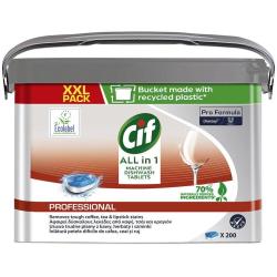 Cif Professional All In 1 tabletki do zmywarek 200 sztuk
