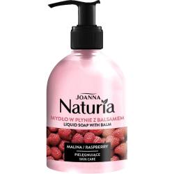 Joanna Naturia mydło w płynie z balsamem 500ml malina