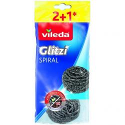 Vileda Glitzi Inox zmywaki spiralne 3szt.