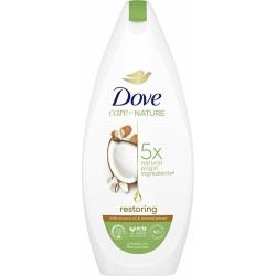 Dove Care By Nature żel pod prysznic 225ml Restoring Kokos