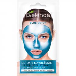 Bielenda maska metaliczna nawilżająca blue detox 8g