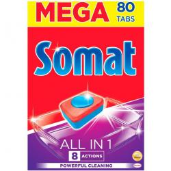 Somat All In One kapsułki do zmywarek 80szt.