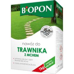 Biopon nawóz do trawnika z mchem – granulat 1kg