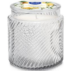 Bispol świeca zapachowa w szkle AC-001-477 Ananas-Lilia