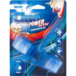 Cluo Power Activ kostka do WC barwiąca 45g Morska