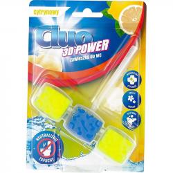 Cluo 3D Power kostka do WC zawieszka 45g Cytrynowa