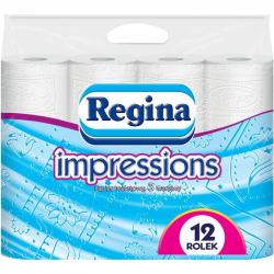 Regina papier 3-warstwowy Impressions 12 sztuk Biały