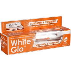White Glo Curcumin & Turmeric pasta do zębów 150g + szczoteczka