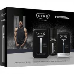 STR8 Zestaw Rise woda toaletowa 100ml + dezodorant 150ml + woda po goleniu 50ml