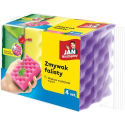 Jan Niezbędny zmywak kuchenny falisty 4szt