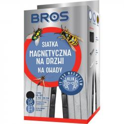 Bros siatka na drzwi magnetyczna 100x220 Czarna