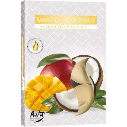 Bispol podgrzewacze zapachowe Mango & Kokos 6 sztuk p15-316