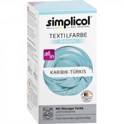 Simplicol barwnik do tkanin Turkus Karaibski 560g