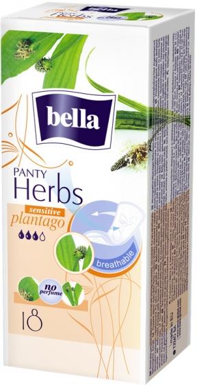 Bella Herbs babka lancetowata 18szt wkładki higieniczne