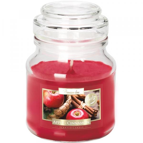 Bispol świeca zapachowa-słoik Jabłko-Cynamon

