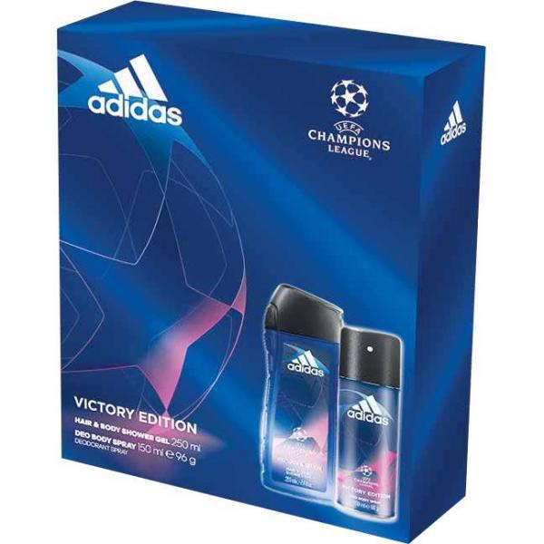 Adidas zestaw Victory Edition dezodorant 150ml + żel pod prysznic 250ml