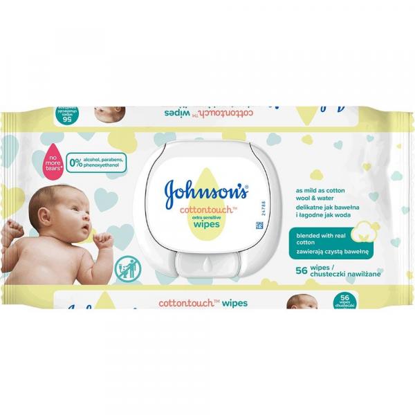 Johnson’s Baby chusteczki nawilżane 56szt Cottontouch
