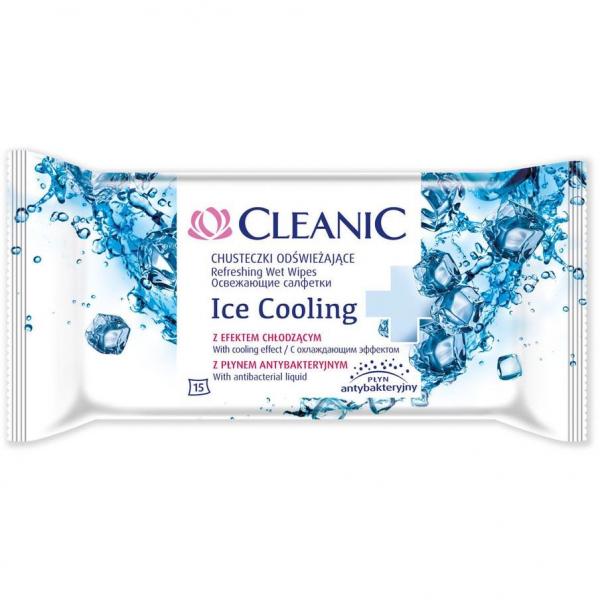 Cleanic Chusteczki nawilżane 15 sztuk Ice Colling

