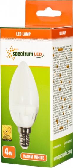 Spectrum LED żarówka E14 4W świecowa