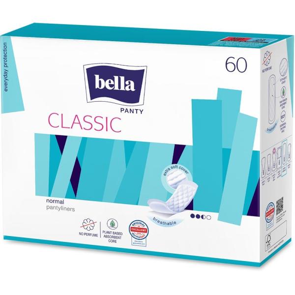Bella Panty Classic 60 sztuk wkładki higieniczne