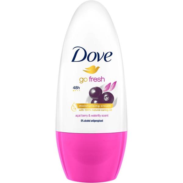 Dove roll-on 50ml Fresh Acai Berry & Waterlily Scent
