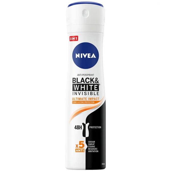 Nivea dezodorant Invisible B&W Ultimate Impact 150ml spray
