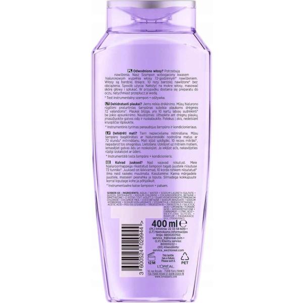 Elseve szampon do włosów Hyaluron Plump 400ml