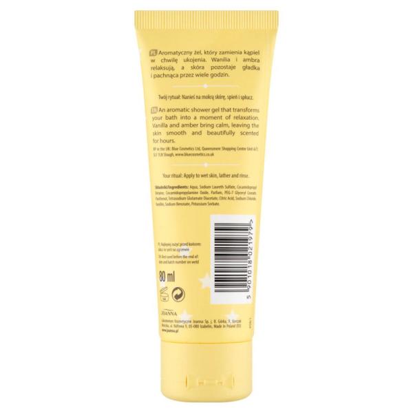 Joanna Sense Collection żel pod prysznic perfumowany 80ml Sheer Vanille 