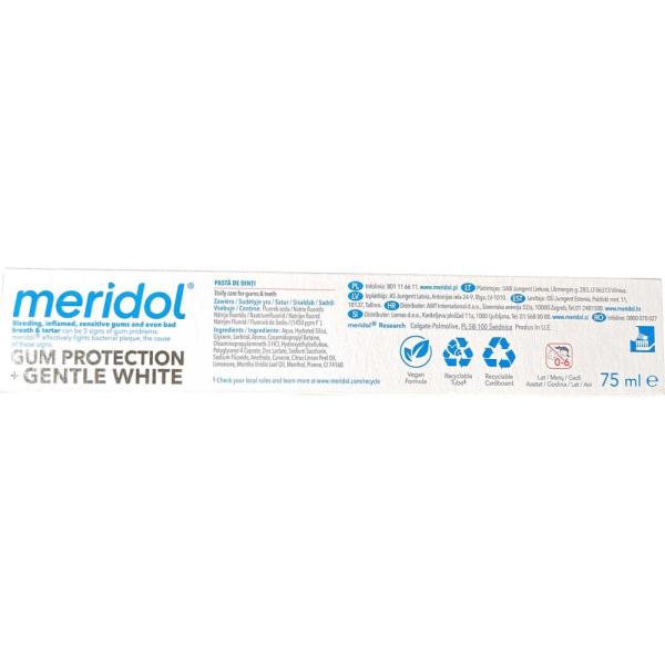 Meridol pasta do zębów 75ml Ochrona Dziąseł + Delikatne Wybielanie 
