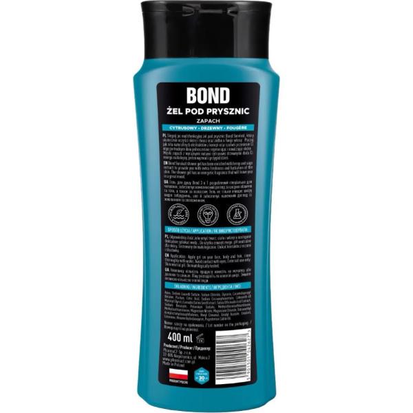 Bond żel pod prysznic 3w1 400ml Survival
